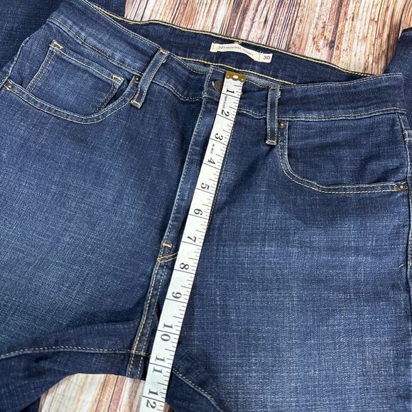 Levi's 721 HIGH RISE SKINNY Womens Size 30 Blue Jeans Denim Pants 28x30 - Picture 5 of 11